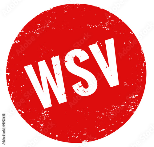 WSV Stempel rot rund