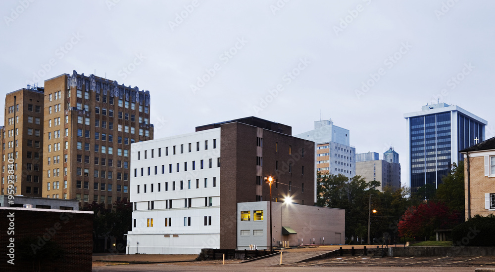 Jackson, Mississippi - architecture of downtown