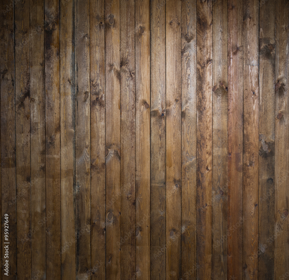 Naklejka premium Dark wooden background