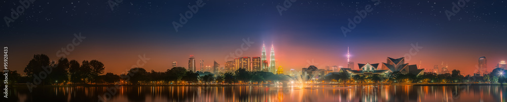 Kuala Lumpur night Scenery, The Palace of Culture