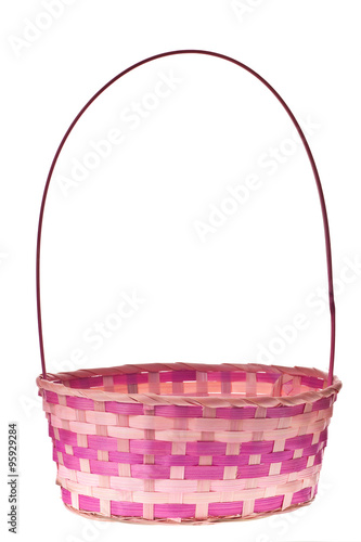 Easter basket isolated