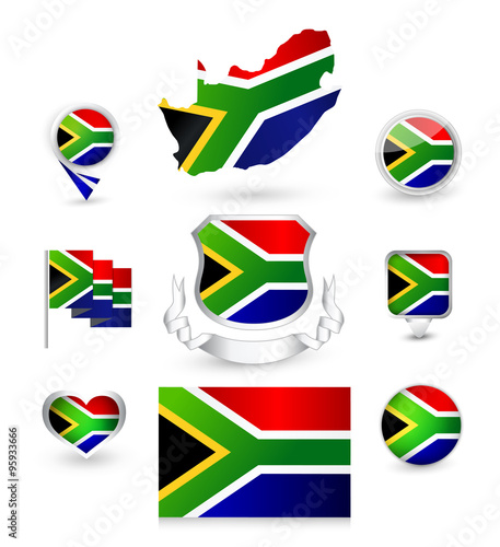 Free Download South Africa Republic Flag Collection - GFXLoad