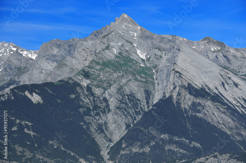 Haut du Cry in the southern swiss alps