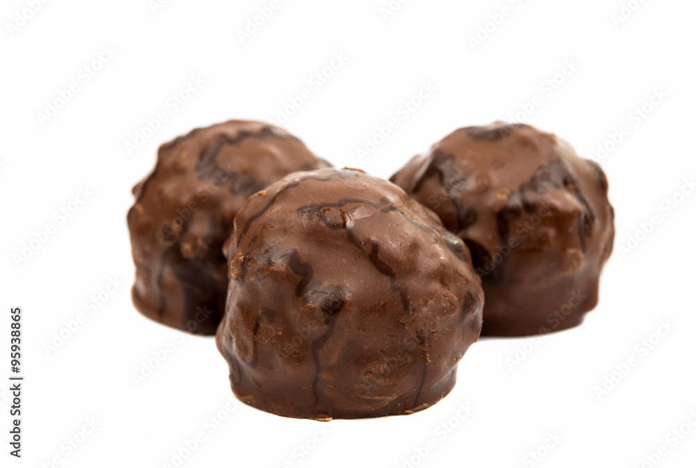 chocolate candies isolated chocolate candies isolated