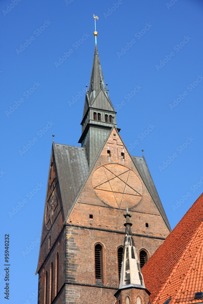 Fototapeta premium Market Church (Marktkirche) in Hannover, Germany