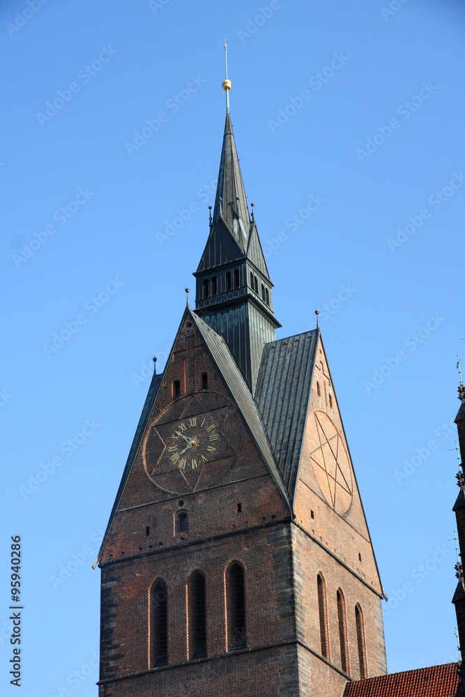 Obraz premium Market Church (Marktkirche) in Hannover, Germany