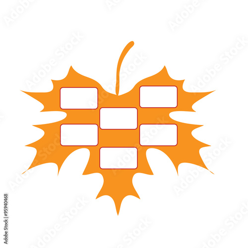 Bulletin Board ,maple leaf,