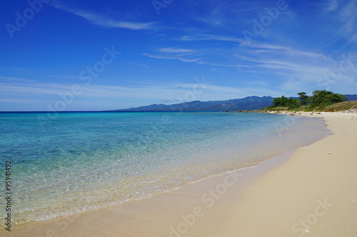Fototapeta Naklejka Na Ścianę i Meble -  A beautiful beach close to Trinidad, Cuba