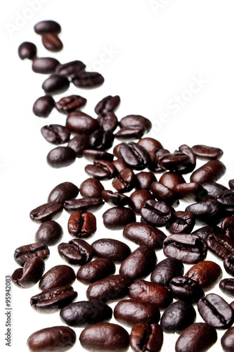 coffee beans isolated