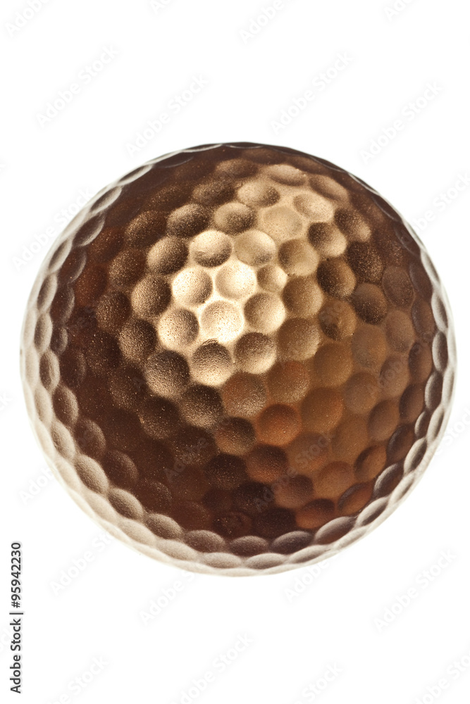 gold golf ball gold golf ball