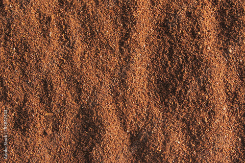 minced coffee ground texture