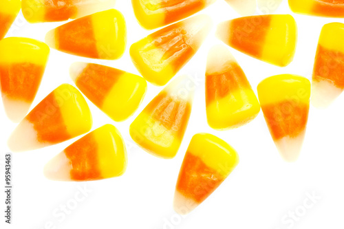 candy corn  isolated on white