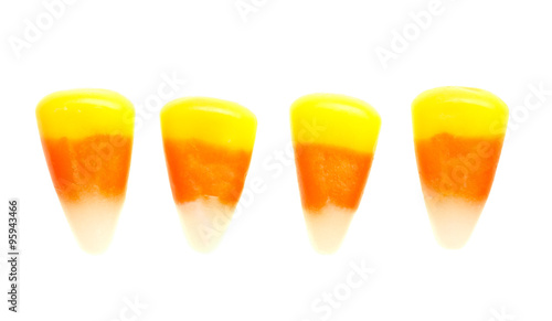 candy corn  isolated on white