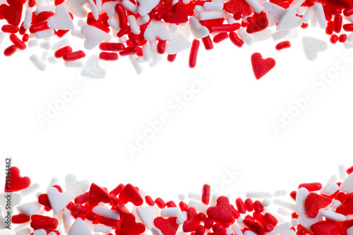 Valentine heart sprinkles