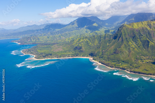 kauai from helicopter