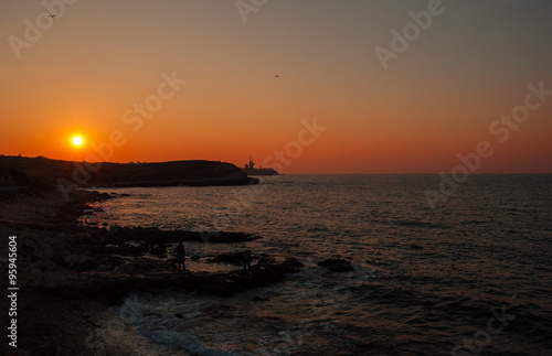 Sunset over the Black Sea in Sevastopol © allegro60