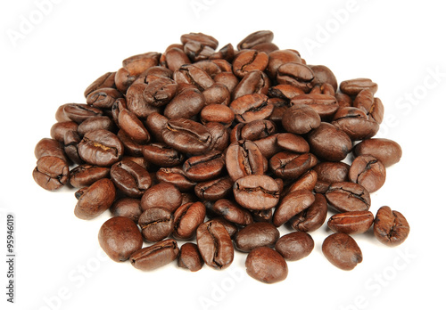 Coffee Beans Isolated on White Background