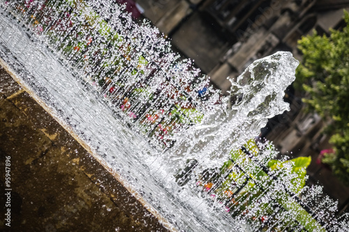 Small city fountain