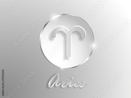 white paper zodiac sign