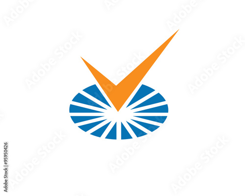Check mark Logo icon template