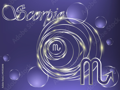 Blue zodiac sign