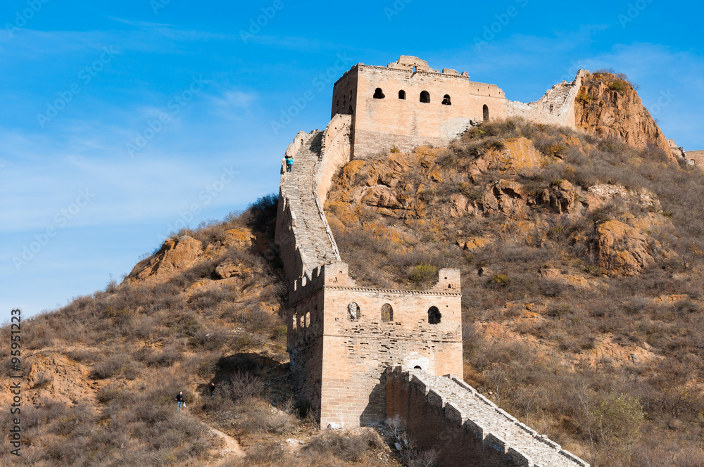 The Great Wall of China at Jinshanling.