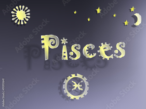 zodiac sign  with stars
