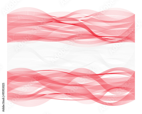 Wave line flag of Austria