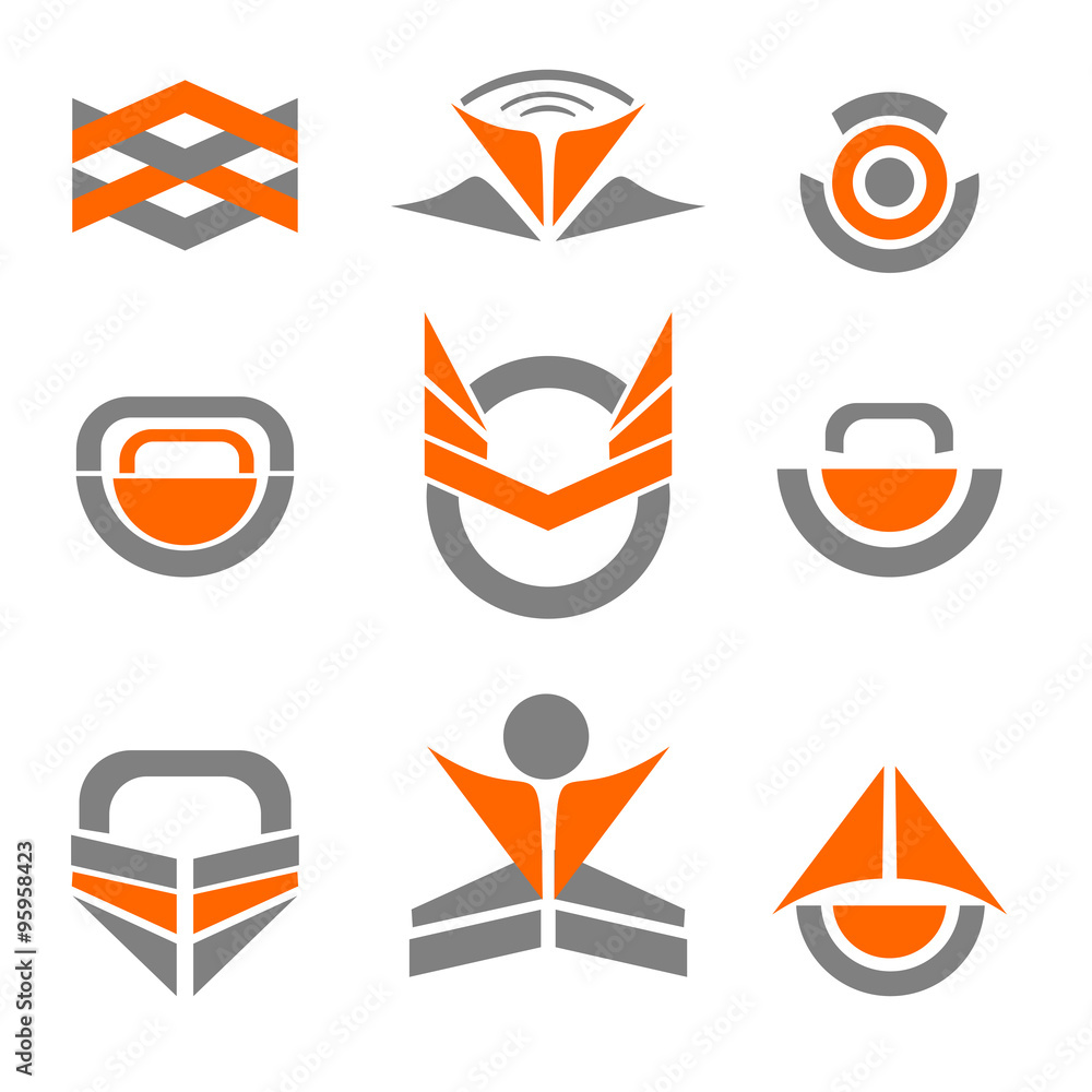 Vector Abstract Logo Icon Design Elements Vector Abstract Logo Icon Design Elements
