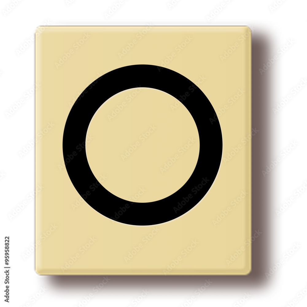 Tile in the style of the word game Tile in the style of the word game