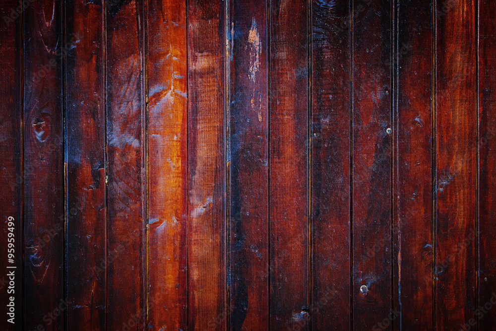 Naklejka premium Wooden planks background