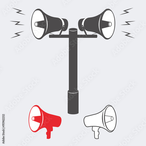 Two industrial Alarm or announcement speakers 