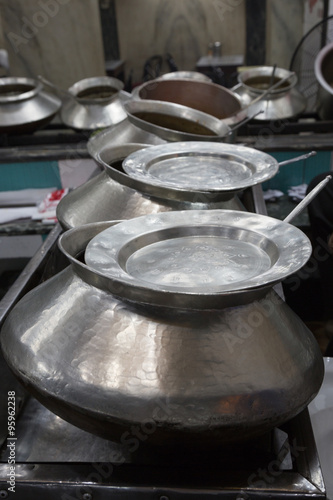 Indian metal pot