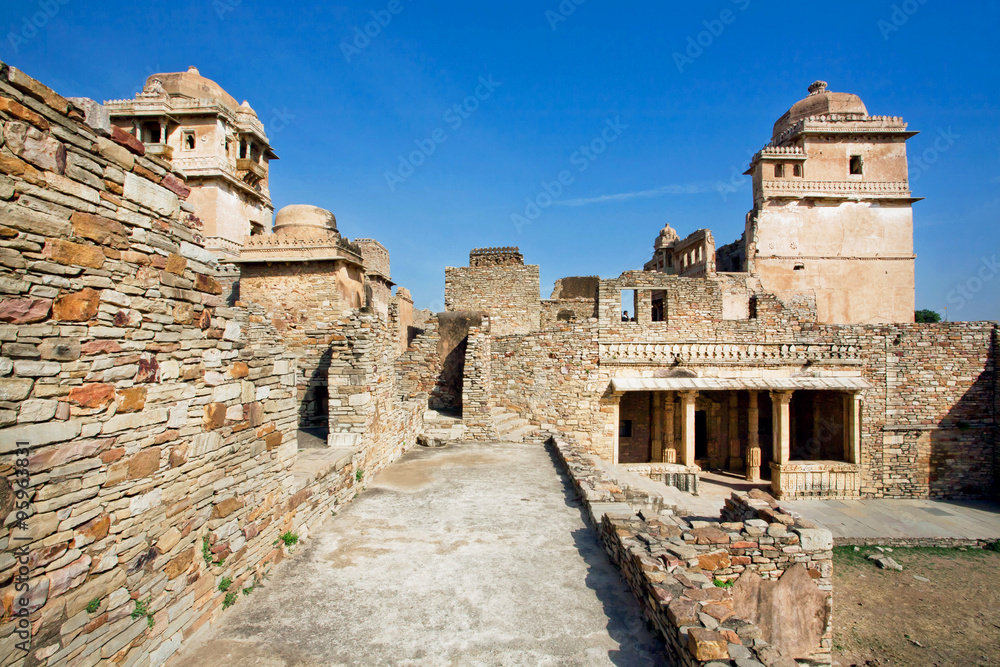 Maze of the Chittorgarh Fort - UNESCO World Heritage Site in Rajasthan.