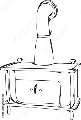 wood burning stove