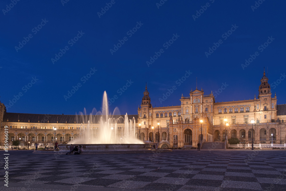 la Sevilla Monumental, plaza de España de Aníbal González