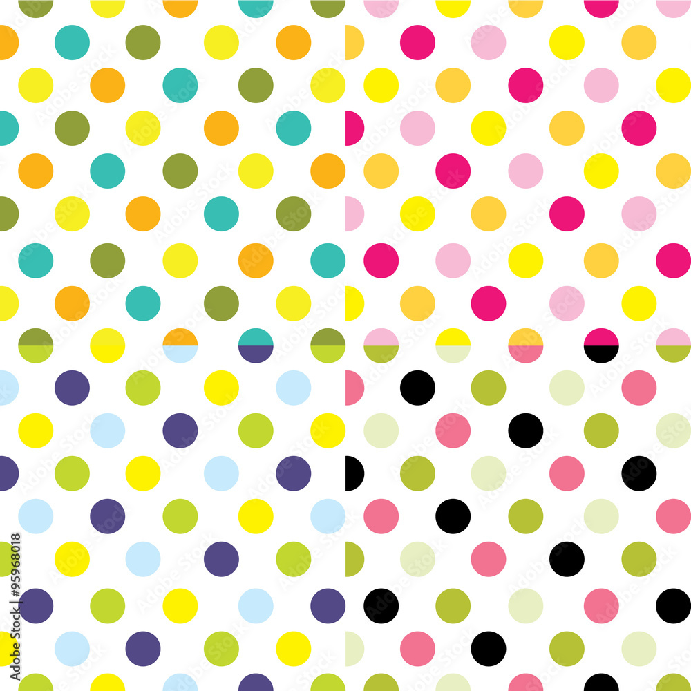 Seamless, polka dot Pattern suitable for wrapping, wallpaper background. EPS 10 & HI-RES JPG Included Seamless, polka dot Pattern suitable for wrapping, wallpaper background. EPS 10 & HI-RES JPG Included