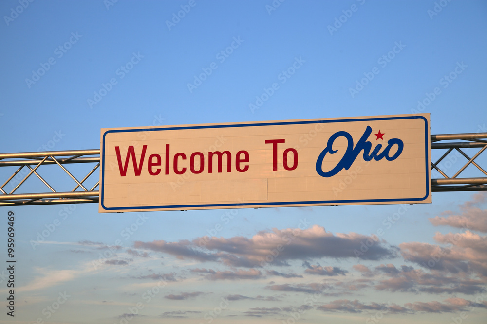 Welcome to Ohio - obrazy, fototapety, plakaty 
