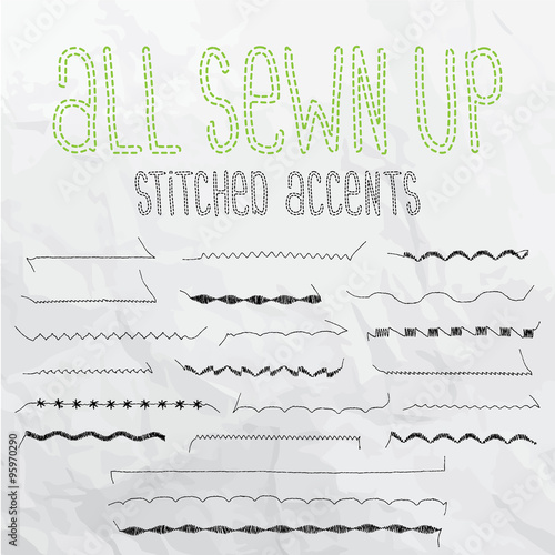 All Sewn Up Stitched Accents