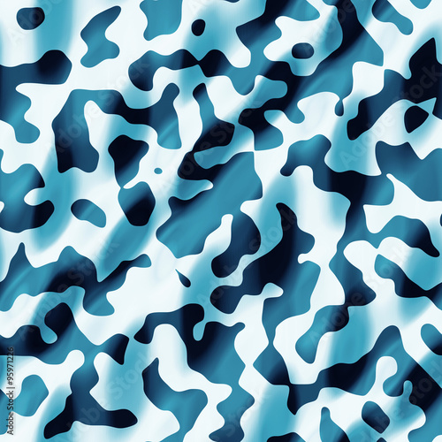 Seamless winter (arctic) camo styled cloth