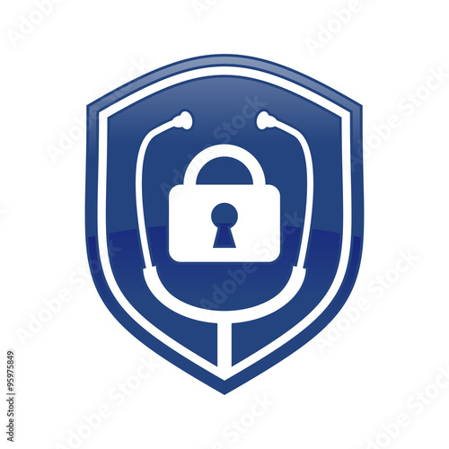 Lock Doctor Shield Logo Template