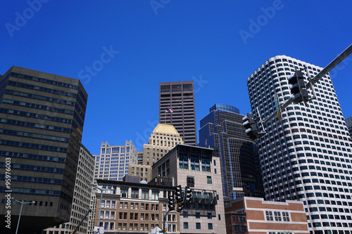 Boston downtown skyscrapers © nd700