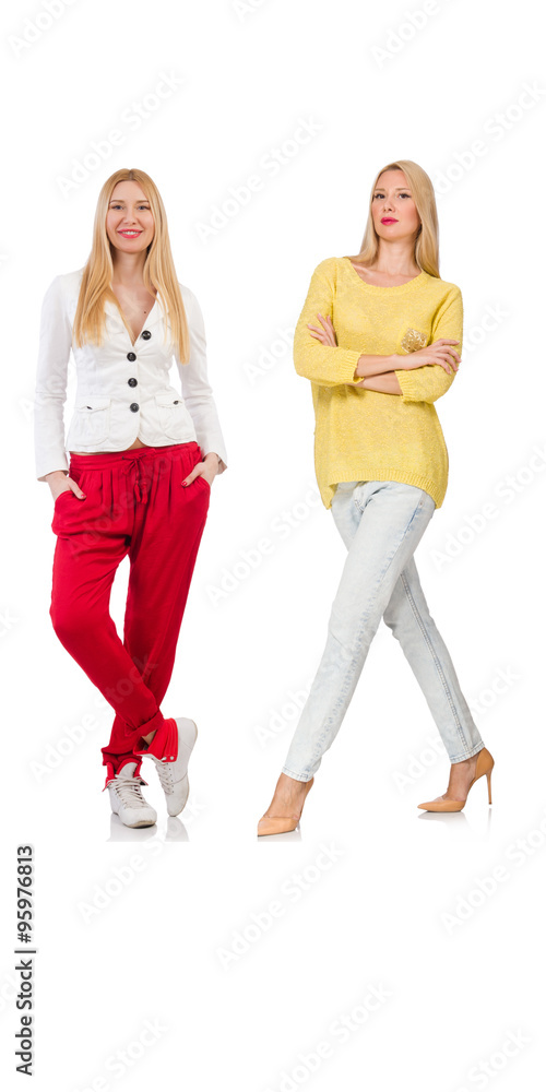 Fototapeta premium Set of photos in fashion concept