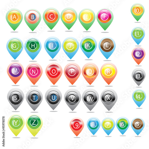 Map and Location Icons