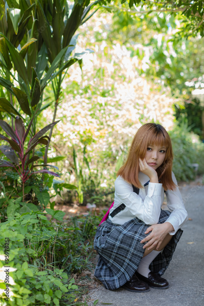 Japanese school girl Japanese school girl