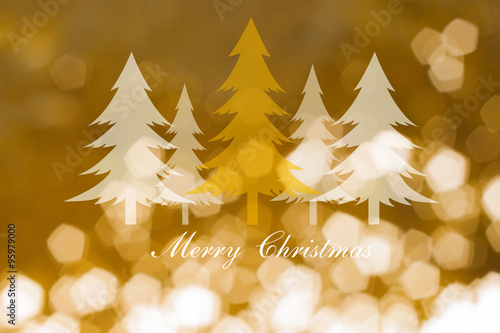 Christmas trees vector on abstract light background ,Christmas cards