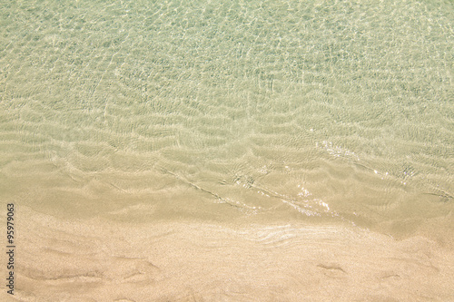 beach sand and water sea