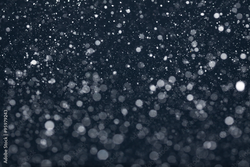 Snow Falling from Night Sky Snow Falling from Night Sky