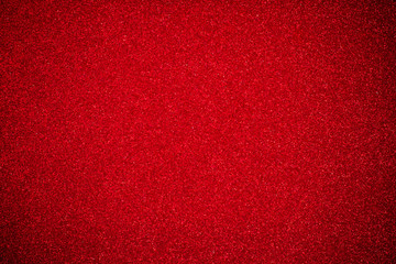 close up red glitter paper background