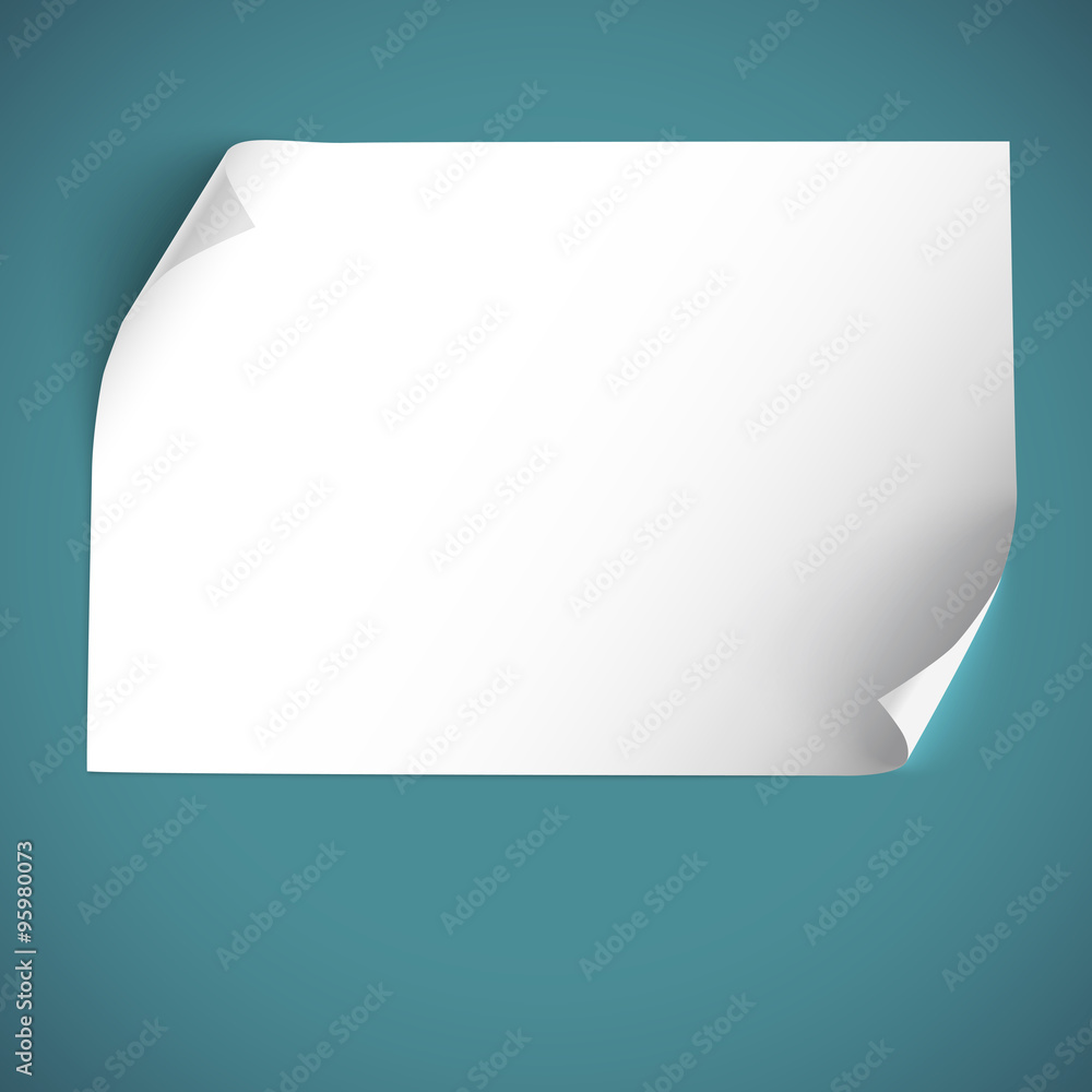Blank curved paper template Blank curved paper template